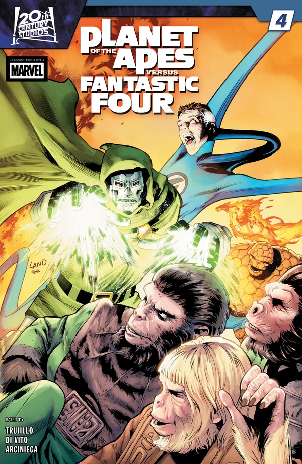 Planet Of The Apes Vs. Fantastic Four #4 - Cover A